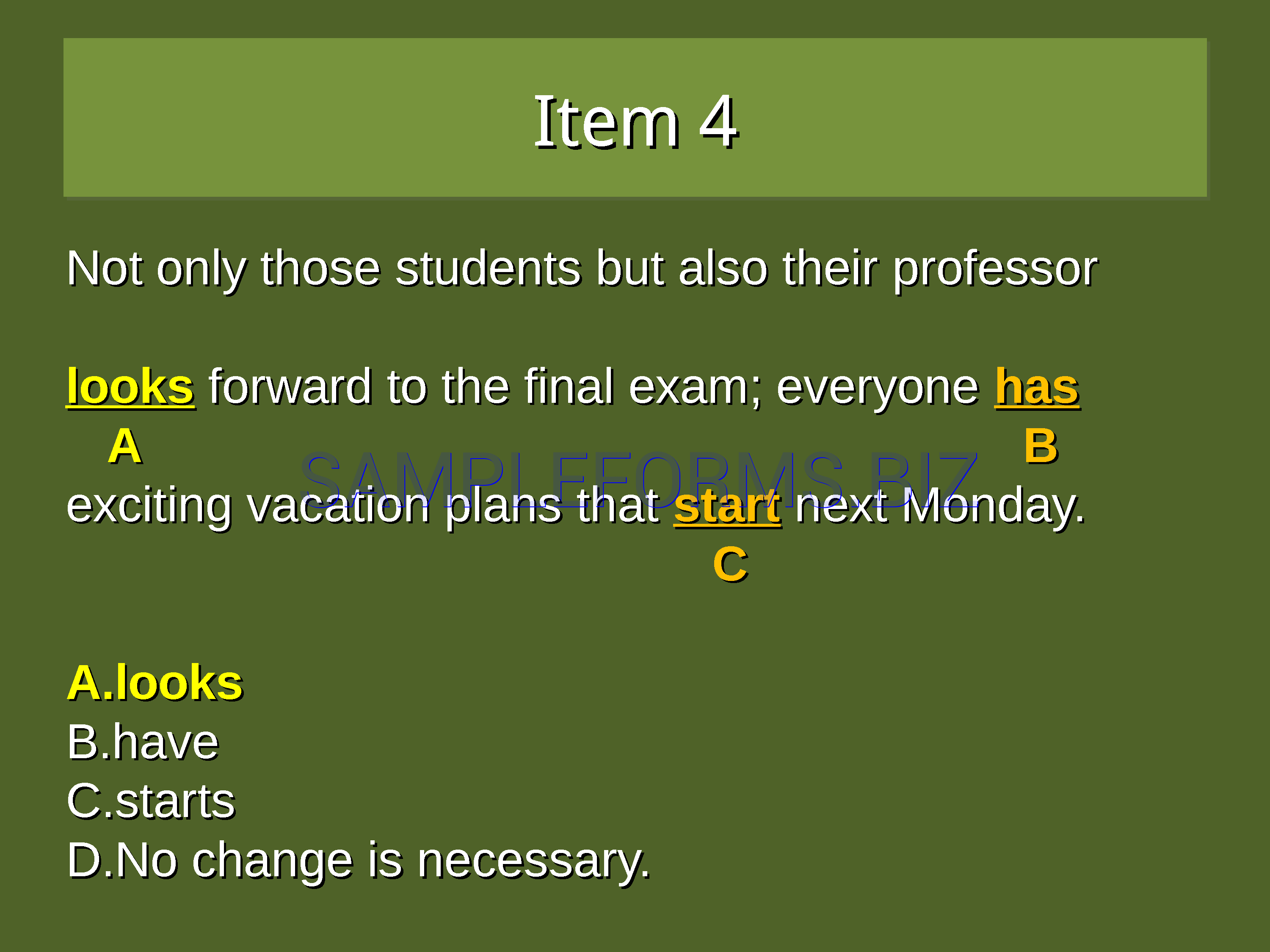 Preview free downloadable Subject-Verb Agreement ppt 2 in PDF (page 20)